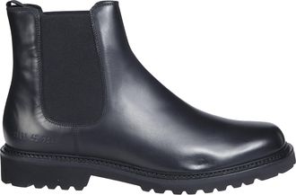 Common Projects Chelsea Boot Piuma In Leather Leather Boots