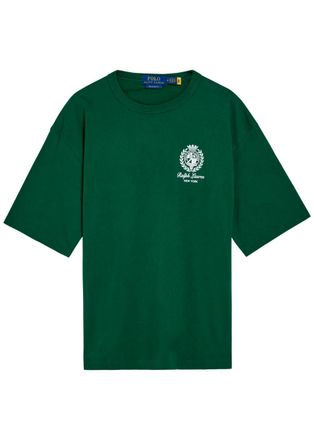 Polo Ralph Lauren Printed Crest Cotton T-shirt - Green - XL