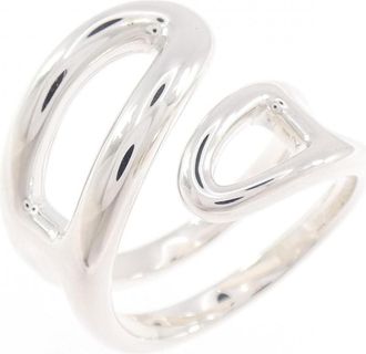 Herm&egrave;s Chaine Dancre Silver 925 Band Ring (Pre-Owned)