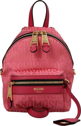 Moschino Jacquard backpack