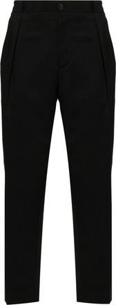 BRIGLIA 1949 Portobellos trousers - men - Elastane/Virgin Wool/Polyester/Cotton - 46 - Black