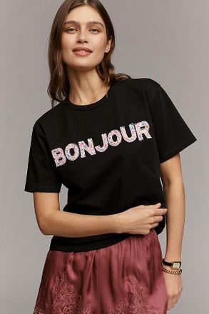 endless rose Bonjour T-Shirt Top
