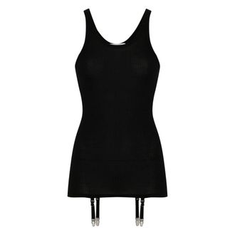 Christophe Lemaire Dames, Tops, Zwart, Maat: M Wol