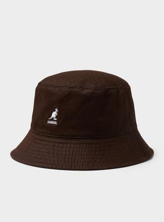 Kangol Womens Embroidered-logo colourful bucket hat