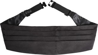 Dolce & Gabbana Silk Satin Cummerbund - Heren - Riemen - Zwart - ONE Size - Satijn - Accessoires