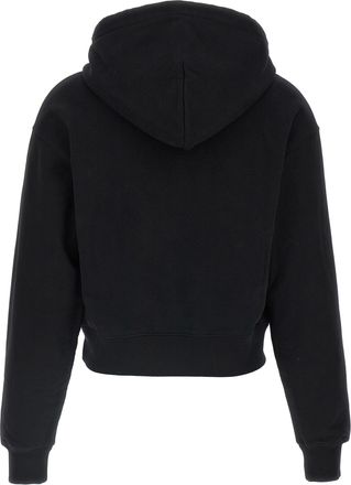 Jacquemus Womens Black Cotton Hoodie Clothing