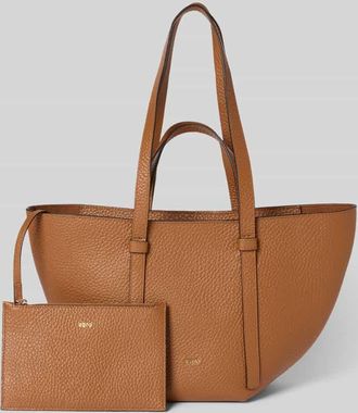 Abro Abro Handtasche mit Label-Detail Modell COSMO in Cognac, Größe 1