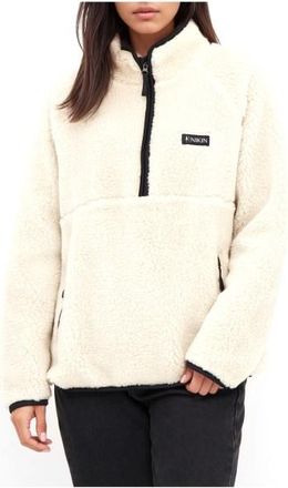 NIKIN Treefleece Teddy Pullover Fleecepullover für Damen | weiß