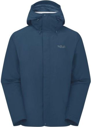 RAB Downpour Jacket Regenjacke für Herren | blau