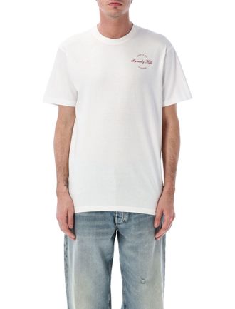 Sporty & Rich Sportliche und reichhaltige T-Shirts und Polos in Wei&szlig;