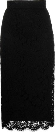 Dolce & Gabbana Falda midi de encaje