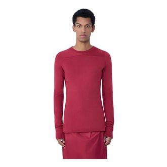 Moncler Long Sleeve Tops, male, Red, Size: S Girder Long Sleeve T-Shirt