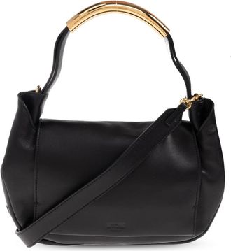 Moschino Handtas - Dames - Handtassen - Zwart - ONE Size - Leer - Tassen