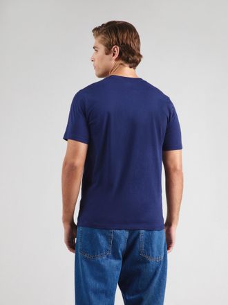 Gap Herren-T-Shirt Mit V-Ausschnitt & Logo | 100% Baumwolle, Normale Passform In Weiß