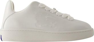 Burberry Womens Calfskin Leather Lf Box Sneaker (Authentic Pre-Loved)