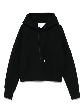 sacai Felpa con cappuccio S Sponge - Nero
