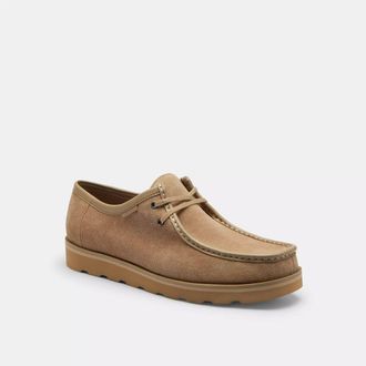 Coach Chukka Shoe With Signature Canvas