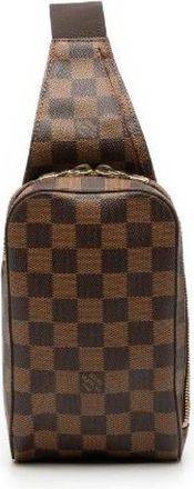 Louis Vuitton Pre-owned Cross Body Bags, male, Brown, Size: ONE SIZE Pre-owned Damier Geronimos Waist Bag