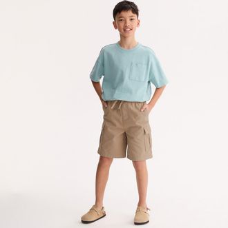 La Redoute Collections Battle bermuda, elastische tailleband