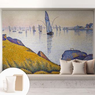 Tulup Carta Da Parati Non Tessuto - Con Colla Inclusa Per Camera Da Letto - Facile Da Applica - Motivo Decorativo Riflesso Della Vela 208x146 Cm