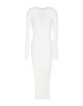 8 by YOOX RIBBED KNIT SIDE SLIT LONG SWEATER