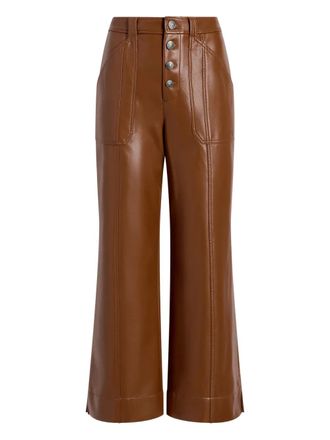 Cinq à Sept Benji buttoned trousers - Brown