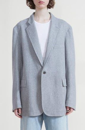 Denimist Oversize Wool Blend Blazer in Light Grey at Nordstrom Rack, Size X-Small