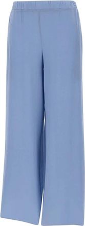 KANGRA Palazzo Broek - Dames - Straight fit broeken - Blauw - M - Broeken