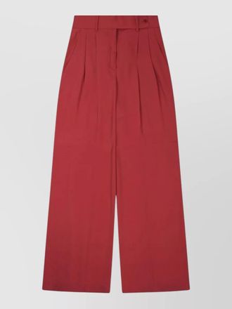 Alberta Ferretti wide-leg tailored trousers