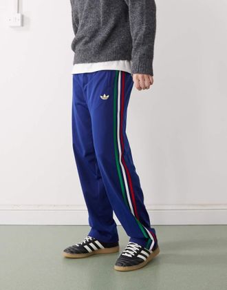 adidas Originals Firebird - Pantaloni sportivi blu victory, verde intenso e bianco