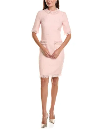 Teri Jon by Rickie Freeman Tweed Sheath Dress