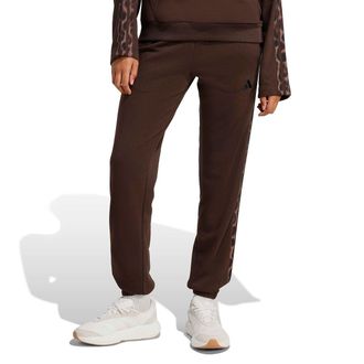 adidas Broek in molton met luipaardprint Essentials 3 stripes