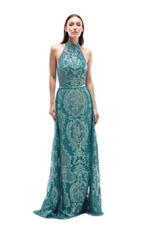 Saiid Kobeisy Embroidered Lace Dress