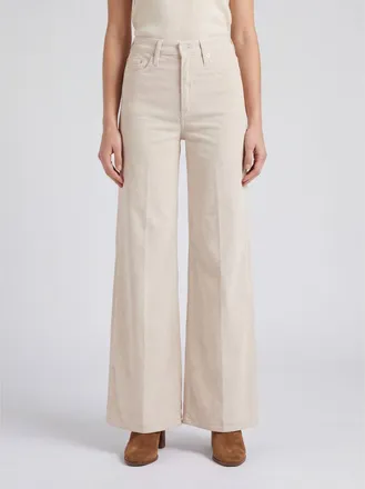 Mother Jeans The Bookie Sneak bootcut a vita alta in denim di cotone