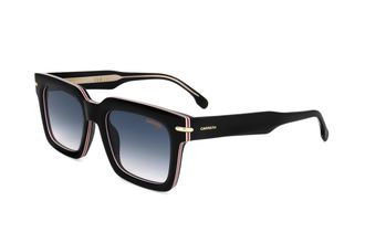 Carrera Mens 52 mm Striped Black Sunglasses CARRERA316-S-M4P-52