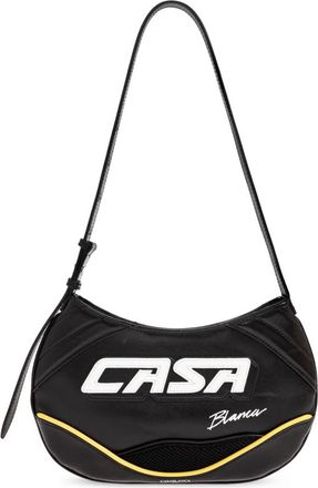 Casablanca Shoulder Bags, female, Black, Size: ONE SIZE Slim Biker Bag