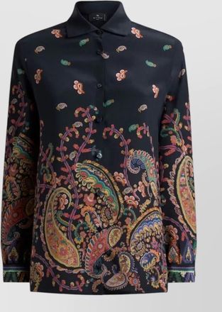 Etro silk printed blouse