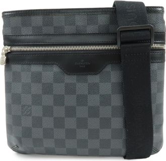 Louis Vuitton Thomas Damier Graphite Black Canvas Handbag (Pre-Owned)