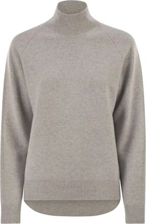 PESERICO Maglione a coste a collo alto - Grigio