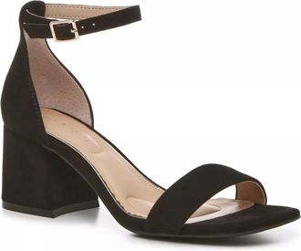 Kelly & Katie Womens Kelly & Katie Marybel Evening Sandals Black Block Heel HAWK2292
