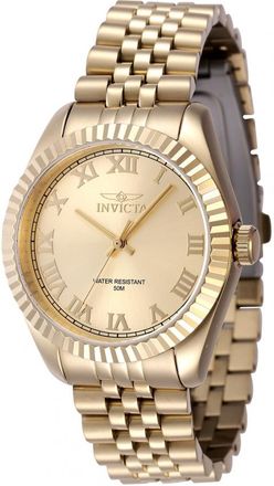 Invicta Specialty Quartz Gold Dial Ladies Watch 47418