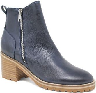 Django & Juliette Birdi Heel Boot in Navy Leather at Nordstrom, Size 41