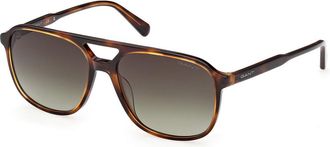 GANT GA00032 20B Mens Sunglasses Tortoiseshell Size 57