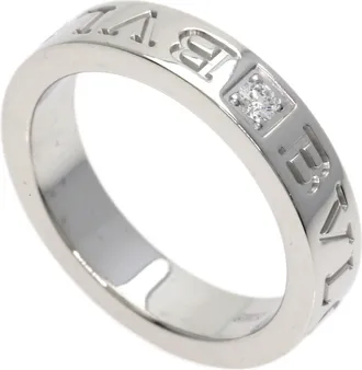 Bulgari White Gold (18K) Band Ring (Pre-Owned)