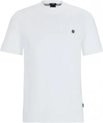 HUGO BOSS Hombre, Camisetas, Blanco, Talla: 3XL