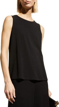 Eileen Fisher Scoop-Neck Jersey Knit Tank Top