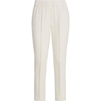 Brunello Cucinelli Tailored Jogger trousers in Off-White at Nordstrom, Size 40 It