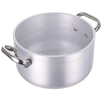 Pentole Agnelli Pentole Agnelli ALMR110420 Casseruola Cilindrica Alta Radiante, Argento, 20 cm, 1 Pezzo