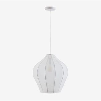 Sklum L&aacute;mpara De Techo En Metal Y Tela Belisa Sklum