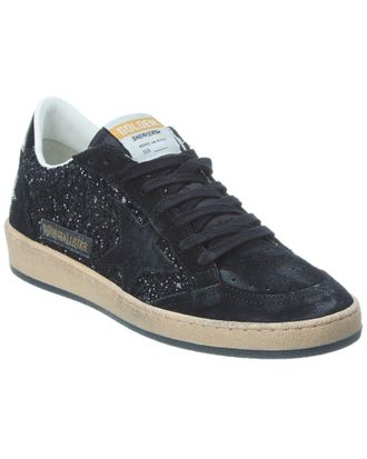 Golden Goose Ballstar Suede & Glitter Sneaker